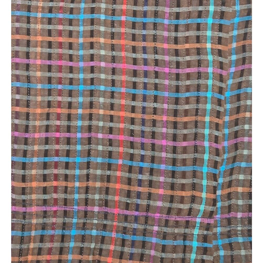 KOOS Van Den Akker Women’s 100% Wool Tweed Jacket Blazer Sz 10 Multicolor Artsy - Picture 11 of 14
